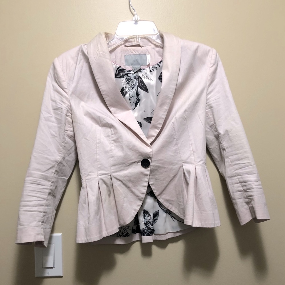 Pink blazer